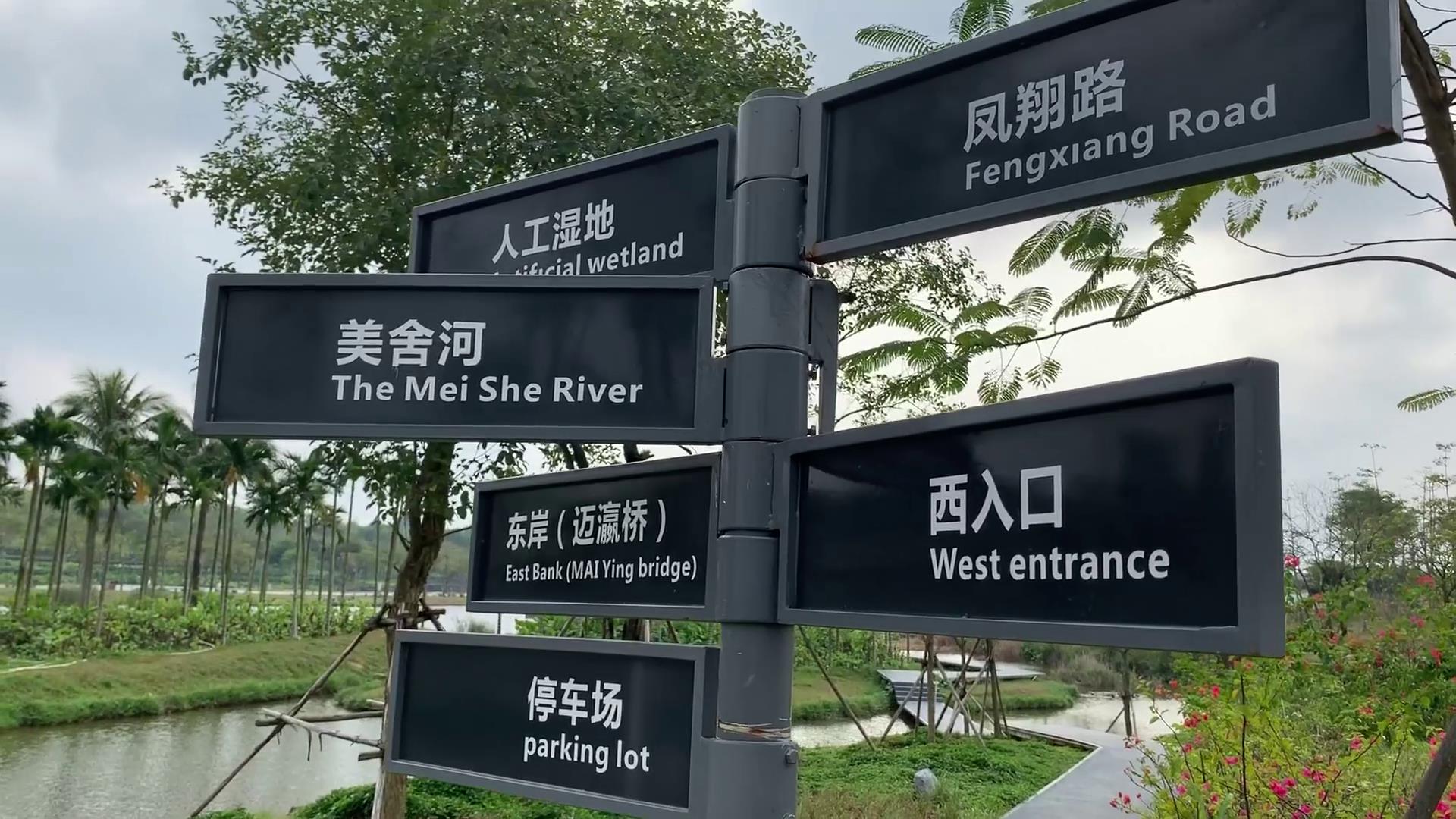 海口美舍河凤翔湿地公园 打造生态新名片图片