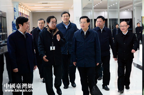 江西省委书记强卫考察台企南昌菱光科技有限公司 江西省委书记强卫考察台企南昌菱光科技有限公司