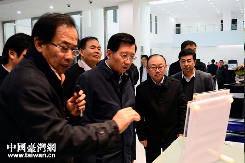 江西省委书记强卫考察台企南昌菱光科技有限公司 江西省委书记强卫考察台企南昌菱光科技有限公司
