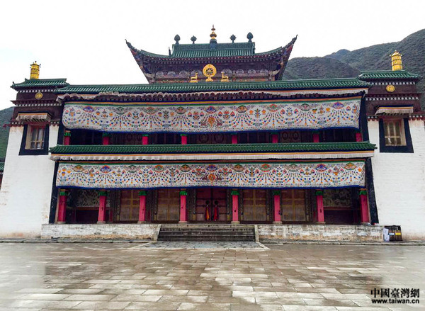 拉卜楞寺。(中国台湾网 李岳 摄)
