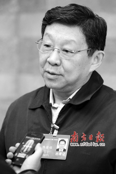 陈德铭。南方日报特派记者