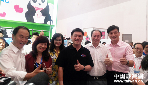 台北市长郝龙斌现身北京国际旅游博览会为台北站台 台北市长郝龙斌现身北京国际旅游博览会为台北站台