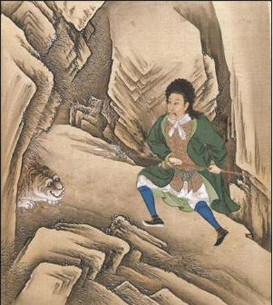 “有种你进来!”“有种你出来啊!”