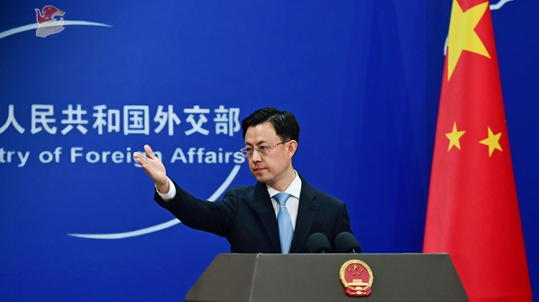 美方应维护中美关系稳定发展以及台海和平稳定 外交部:美方应以实际行动维护中美关系稳定发展以及台海和平稳定