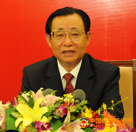《人民政协重要文献选编》出版座谈会14日在京举行。中共中央政治局委员、全国政协副主席王刚出席座谈会并讲话。 张海霞 摄