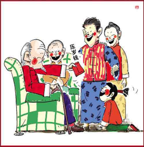 春节民俗:除夕夜的老传统